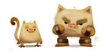  ambiguous_gender angry cryptid-creations duo hybrid looking_at_viewer mammal mankey monkey nintendo pig plain_background pok&eacute;mon porcine primate primeape smile video_games 