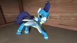  animal_genitalia balls bodysuit clothing equine farran_height friendship_is_magic fur green_eyes grey_fur horsecock looking_at_viewer male mammal my_little_pony pegasus penis rubber shadow skinsuit soarin_(mlp) solo wings wonderbolts_(mlp) 