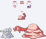  ambiguous_gender clefable cubone english_text fusion grimer muk nintendo plain_background pok&eacute;mon slime text unknown_artist video_games 