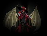  alucard apple dark equine female fluttershy_(mlp) friendship_is_magic fruit gloves glowing glowing_eyes hair hat hellsing horse mammal my_little_pony pink_hair pony quynzel red_eyes vampire wings 