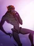  alien anthro female humanoid mass_effect nude patto pussy sitting solo turian video_games 