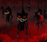 ambiguous_gender banette blood claws creepy feral ghost grin group looking_at_viewer mist nintendo open_mouth pok&eacute;mon pokemonfromhell red_eyes sharp_teeth smile spirit teeth video_games 