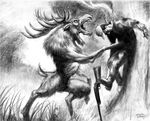  2007 alces_(world_of_darkness) cervine elk male mammal shapeshifter unknown_artist violence white_wolf_publishing world_of_darkness 