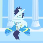  animal_genitalia balls equine friendship_is_magic horsecock hoverrover looking_at_viewer male mammal my_little_pony pegasus penis soarin_(mlp) solo wings wonderbolts_(mlp) 