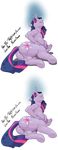  2014 alpha_channel animal_genitalia anthro anus balls birthday breasts butt cutie_mark dickgirl english_text equine friendship_is_magic hair herm horn horsecock intersex mammal my_little_pony nipples nude penis plain_background purple_body pussy redsilver text transparent_background twilight_sparkle_(mlp) unicorn 