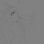  2014 areola balls breasts duo erect_nipples erection faceless_male female human interspecies league_of_legends licking lulu_(league_of_legends) male mammal monochrome nipples oral penis sex solo_focus straight theboogie tongue tongue_out video_games yordle 