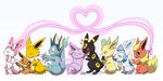  &lt;3 2013 ambiguous_gender brushing eevee eeveelution enon espeon feral flareon glaceon grooming jolteon leafeon nintendo pok&eacute;mon sylveon umbreon vaporeon video_games 