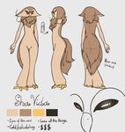  avian barn_owl bird black_eyes brown_fur butt cigarette eyewear female feretta flat_chested fur glasses neck_fluff nude owl sha_vida smoking tale_of_tails 