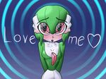  blush bml-20xx english_text female gardevoir humanoid hypnosis looking_at_viewer mind_control nintendo pok&eacute;mon red_eyes solo text video_games 
