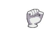  alpha_channel ambiguous_gender animated disembodied_hand gloves master_hand michafrar not_furry plain_background sprite_art super_smash_bros transparent_background 