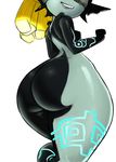  big_butt breasts butt edit elzi fangs female gray_impact huge_butt imp lips low-angle_shot midna rear_view smile solo the_legend_of_zelda thick_thighs twilight_princess video_games 