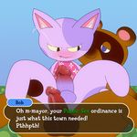  after_sex anal animal_crossing bob_(animal_crossing) cat cum danjen duo feline gay male mammal nintendo outside penis public tanuki tom_nook_(animal_crossing) video_games 