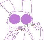  animatronic anthro bonnie_(fnaf) edit five_nights_at_freddy&#039;s lagomorph looking_at_viewer machine male mammal mechanical pregnancy_test pregnant rabbit robot solo the_weaver 
