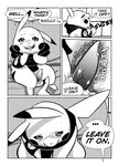  2014 balls comic english_text erection feral greyscale hi_res looking_at_viewer male monochrome nintendo open_mouth penis pikachu pok&eacute;mon precum rape_face sitting tapering_penis text tom_smith video_games 