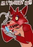  anthro canine five_nights_at_freddy&#039;s fox foxy_(fnaf) lipstick machine makeup male mammal mascara mechanical robot solo 