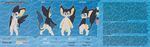  3_toes backsack balls blue_background blue_eyes emolga floorninja irumunai looking_at_viewer male mammal model_sheet nintendo paw_pad plain_background pok&eacute;mon scar sheath smile solo toes video_games 