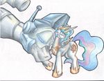  duo equine eyes_closed female friendship_is_magic horn machine mammal mechanical my_little_pony optimus_prime princess_celestia_(mlp) robot virus-20 winged_unicorn wings 