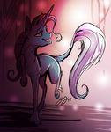  2014 color cutie_mark equine famosity female friendship_is_magic hair horn mammal my_little_pony purple_eyes sketch solo standing trixie_(mlp) two_tone_hair unicorn white_hair 