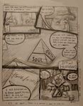  animatronic anthro ashtray cigarette code comic cup english_text five_nights_at_freddy&#039;s foxy_(fnaf) guard hat hidden_text human machine male mammal mechanical mike_schmidt paper pencil puzzle robot scottfraser security sign subliminal text 