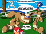  ! ambiguous_gender crossover dr._eggman eevee english_text engrish group johnbrain93 knuckles_the_echidna kyubey male nintendo pok&eacute;mon sega sonic_(series) sonic_the_hedgehog text video_games 