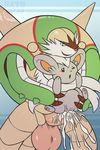  2014 abdominal_bulge balls blush chesnaught cinccino cum cum_in_pussy cum_inside duo female feral hi_res huge_balls interspecies male nintendo one_eye_closed open_mouth paws penetration penis pok&eacute;mon pussy rathmutatio sex size_difference straight vaginal vaginal_penetration video_games 