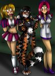  aakashi cheerleader costume feline female human male mammal nurse tiger transformation 