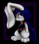  2014 bunny_raven clothing female fur hood lagomorph mammal rabbit raven_(teen_titans) solo teen_titans 