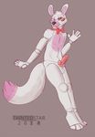  anthro balls barefoot canine crossgender erection five_nights_at_freddy&#039;s five_nights_at_freddy&#039;s_2 fox fur knot looking_at_viewer machine male mammal mangle_(fnaf) mechanical navel nude penis robot sharp_teeth smile solo taintedstar teeth tongue tongue_out video_games 
