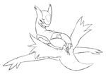  blitzdrachin female feral fingering latias looking_pleasured lying masturbation nintendo nude on_back open_mouth plain_background pok&eacute;mon pussy pussy_juice reptile scalie solo spread_legs spreading video_games white_background wings 