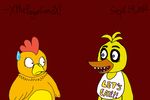  2014 anthro avian beak bigger_version_at_the_source bird chica_(fnaf) chicken creepy duo female five_nights_at_freddy&#039;s shocked sprout_(copyright) sweat sweatdrop the_chica_show what xthepagancanidx_(artist) 