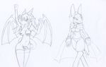  bigger_version_at_the_source dragon female hood latiar lucario monochrome nintendo pok&eacute;mon rucia sally sketch video_games 