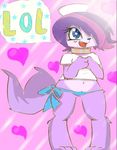  anthro avoid_posting blue_eyes blush canine clothing conditional_dnp cub dog female littlest_pet_shop mammal navel shy smitty_g solo young zoe_trent 