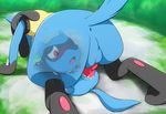 animal_genitalia anthro anus backsack balls blush canine_penis crying cum cum_in_pussy cum_inside dancingchar duo female frown knot legs_up lucario lying male nintendo one_eye_closed outside penetration penis perineum pok&eacute;mon pussy red_eyes riolu saliva sex size_difference straight sweat tears vaginal vaginal_penetration video_games young 