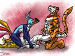  anal anal_penetration avian bandanna beak bird cum erection feline gay group group_sex iudicium86 kneeling lagomorph male mammal muscles nipples nude oral penetration penis rabbit sex side_view spitroast threesome tiger tony_the_tiger toucan toucan_sam trix_rabbit 