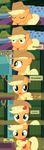  2014 apple_bloom_(mlp) applejack_(mlp) beavernator comic cute dialogue earth_pony english_text equine female feral friendship_is_magic horse mammal my_little_pony pony sleeping smile text young 