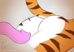  ambiguous_gender butt feline mammal penis prehensile_penis psydraggy_(artist) solaria_ness_(character) stripes tiger 