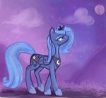  crown equine female feral friendship_is_magic horn horse mammal my_little_pony princess_luna_(mlp) sky staticdragon1 winged_unicorn wings 