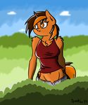  63 anthro anthrofied bush clothing cutie_mark equine fan_character female friendship_is_magic fur hair horn horse mammal my_little_pony pony rule solo sparkler99 unicorn 