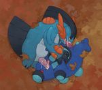  69 argon_vile autumn cum cum_in_mouth cum_inside duo erection eyes_closed fellatio gay leaves lying male nintendo nude on_side oral penis pok&eacute;mon seismitoad sex swampert tongue video_games 