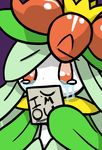  female flora_fauna lilligant looking_at_viewer nintendo plant pok&eacute;mon red_eyes tears video_games 