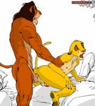  anal anal_penetration anthro ball balls disney duo erection feline fur furronika gay hair lion long_hair male mammal nude penetration penis scar scar_(the_lion_king) simba small_penis the_lion_king 