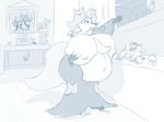  anthro belly big_belly big_breasts blush breast_grab breast_pump breasts bxulnooxgard calem canine delphox female flower fox glass huge_breasts hyper hyper_breasts lactating mammal milk milking_machine miltank monochrome nintendo nipples open_mouth photo plant pok&eacute;ball pok&eacute;mon pregnant reaching struggling thick_thighs thumbs_up unown vase video_games wide_hips 