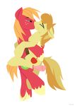  2014 animal_genitalia big_macintosh_(mlp) braeburn_(mlp) cutie_mark duo erection eyes_closed flared_penis french_kissing friendship_is_magic gay horsecock hoverrover incest kissing love male my_little_pony penis 