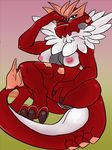  anthro breasts female nintendo nipples nude owyisensei pok&eacute;mon pussy solo tyrantrum video_games 