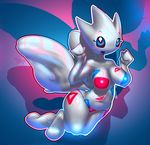  blue_eyes blush breasts clothing elpatrixf female looking_at_viewer navel nintendo pok&eacute;mon smile solo thong togetic video_games white_body wide_hips wings 