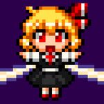  chibi eruru_(erl) lowres pixel_art rumia solo touhou 