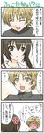 1girl 4koma anger_vein blush comic fujioka minami-ke minami_kana translated yuubararin 