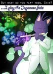  cat feline flute htodinth male mammal morenatsu musical_instrument shin_kuroi 
