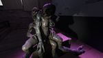  alien duo eisenknurren female halo_(series) hi_res male pussy sangheili sex straight video_games wallpaper 