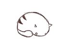  ambiguous_gender cat cute feline feral greyscale mammal monochrome pen_(artwork) sketch sobreinsart solo traditional_media_(artwork) 